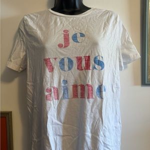 Lovers+Friends white tee